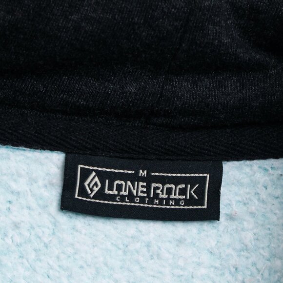 Nashville Tennessee Hoodie Mens Medium Teal Country Music Full Zip - Picture 3 of 8